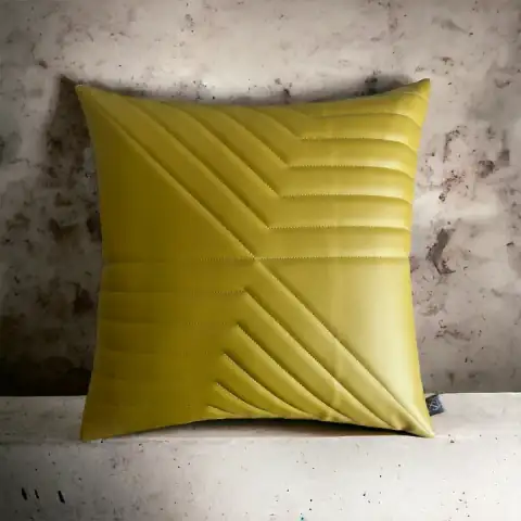 Chartreuse Chevron